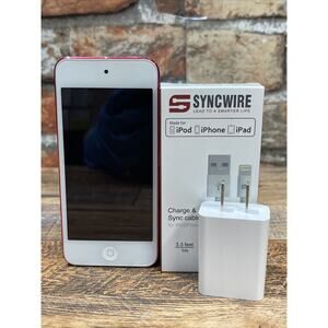 Apple iPod Touch 6th Gen 16GB Pink A1574 w/ Bundle Cable & Adapter